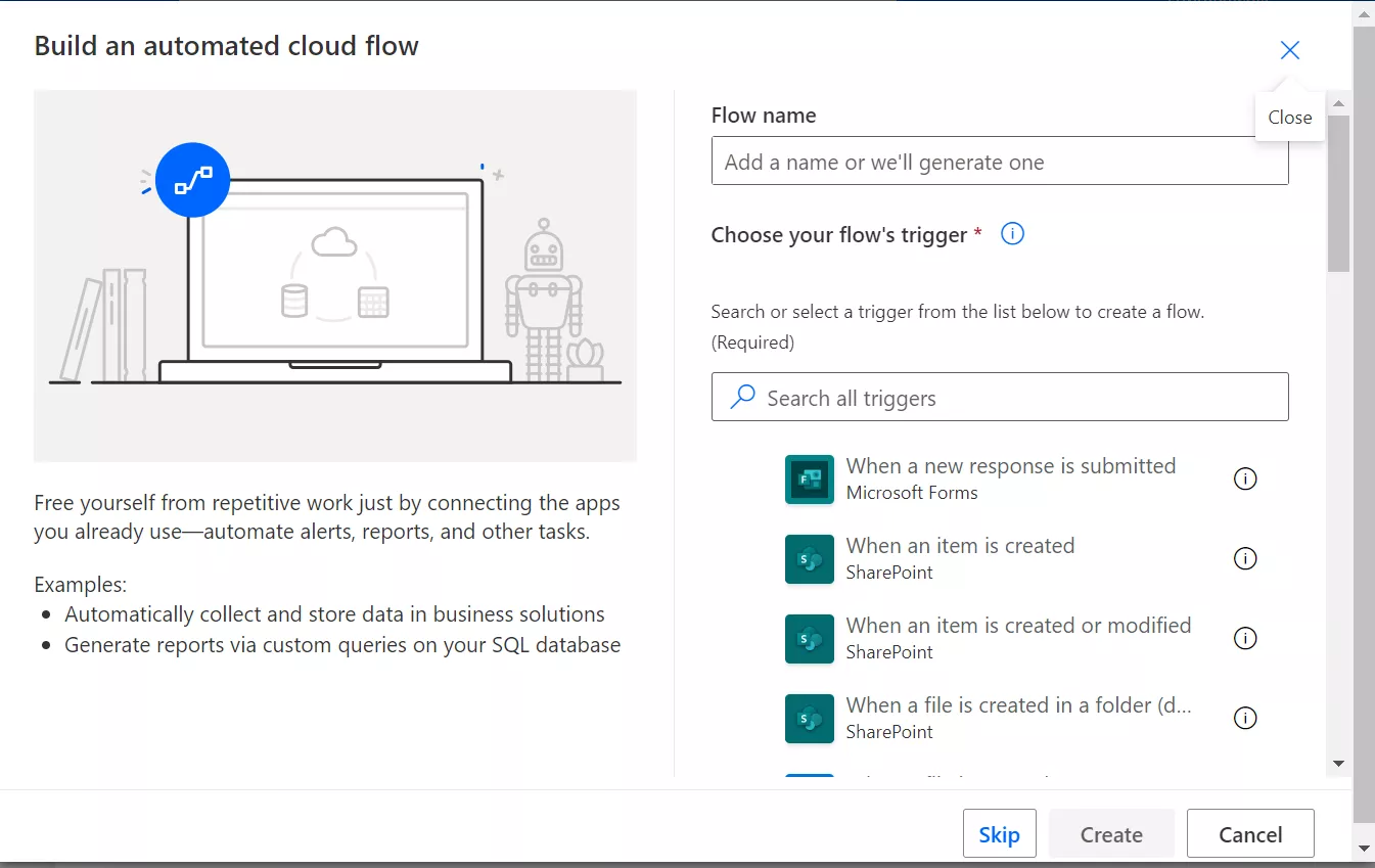 Power Automate Implementation